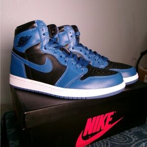 Jordan 1 Retro High OG Dark Marina Blue Size 8 - New